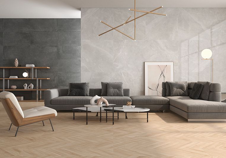 Плитка керамогранит Geotiles Magda Perla 90x90 Polished (1,62 кв.м.) под мрамор