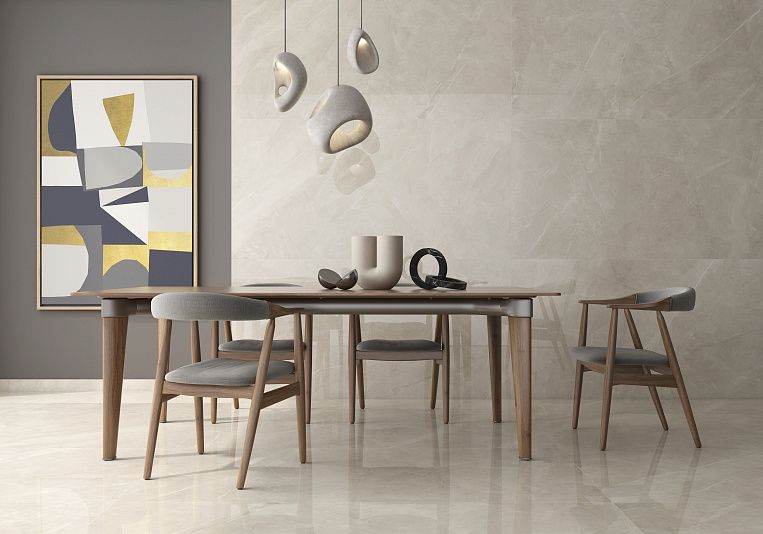 Плитка керамогранит Geotiles Magda Marfil 90x90 Polished (1,62 кв.м.) под мрамор