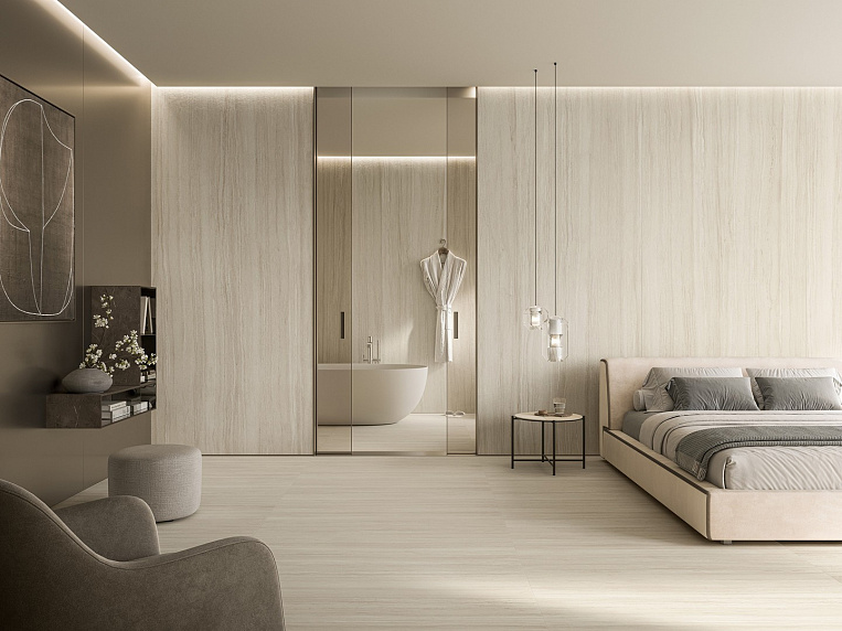 Плитка керамогранит Marvel T Stone Veil 60x120  Matt  ( 1,44 кв.м.) под травертин