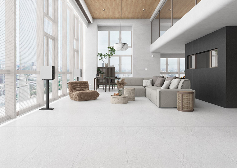 Плитка керамогранит BASCONI HOME Lavagna White 600x1200x9.6 Matt под камень