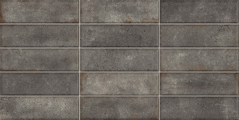 Elbrus Brick Graphite WT36ELR17 Плитка настенная 300*600*9 (10 шт в уп/57,6 м в пал) под 