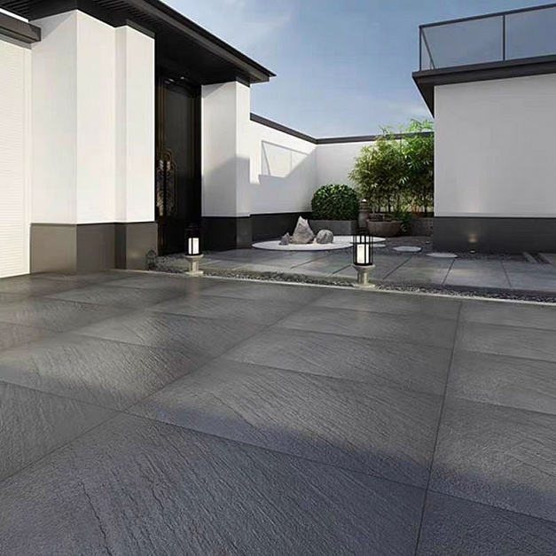 Плитка керамогранит BASCONI HOME Lavagna Nero 600x1200x9.6 Matt под камень